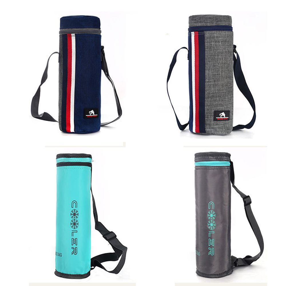 Summer Travel Portable Thermal Insulated 1.5L Bottle Cooler Bags Camping Accessories Insulated Water Bottle Warmer