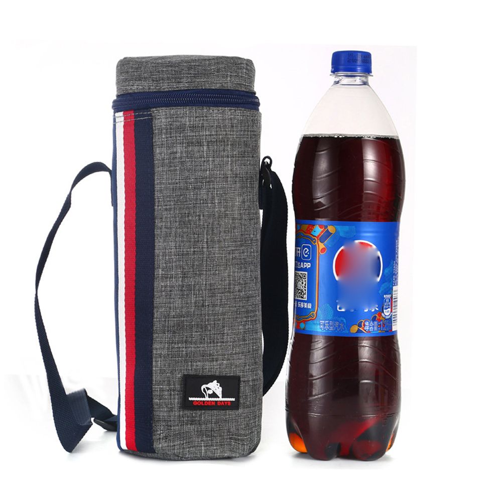 Summer Travel Portable Thermal Insulated 1.5L Bottle Cooler Bags Camping Accessories Insulated Water Bottle Warmer