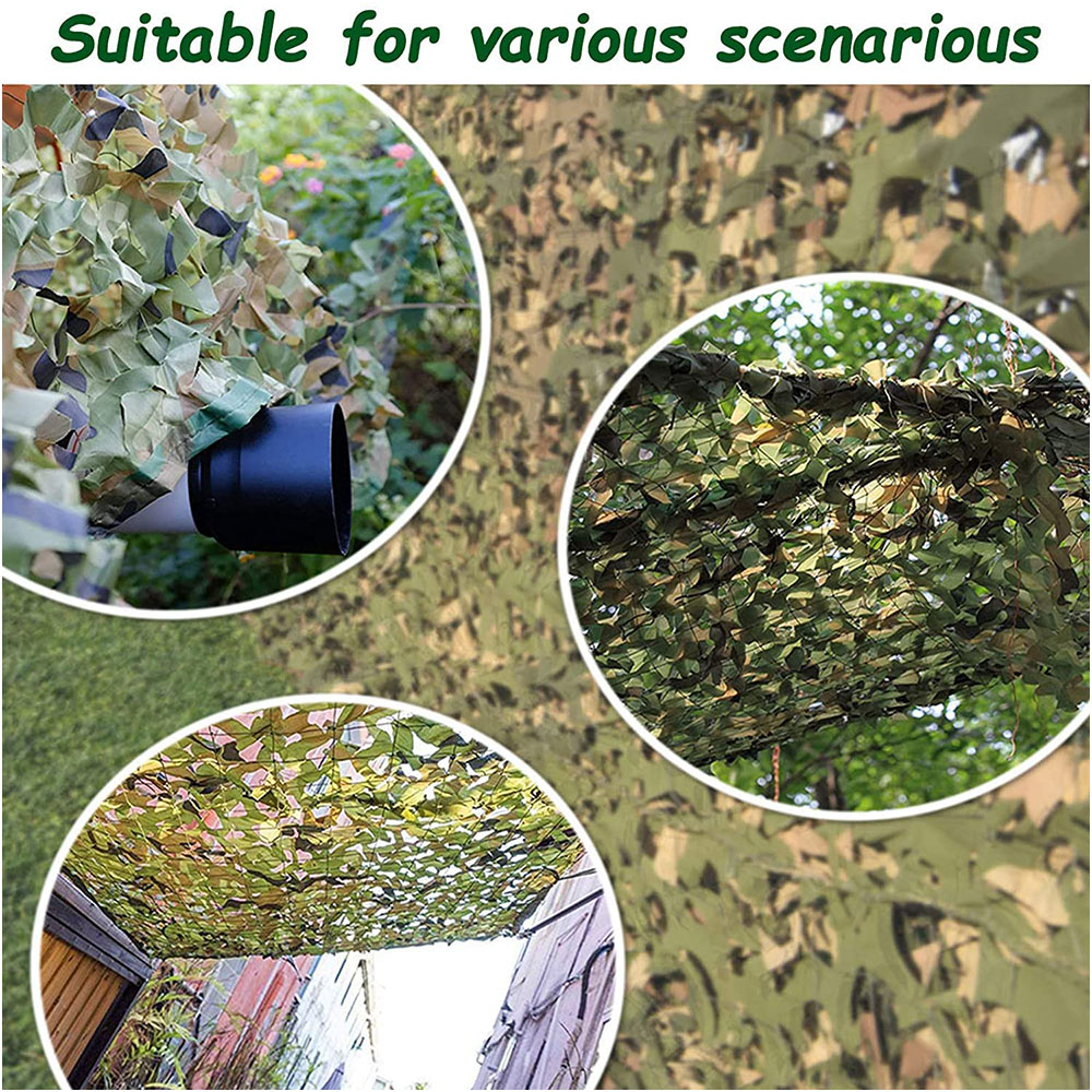 Camouflage Nets Military Army Training Tent Shade Outdoor Camping Hunting Shelter Hide Netting Car Covers Garden Bar Decoration